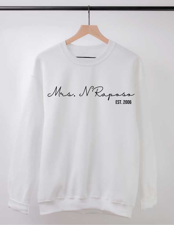 Custom Mrs Sweater