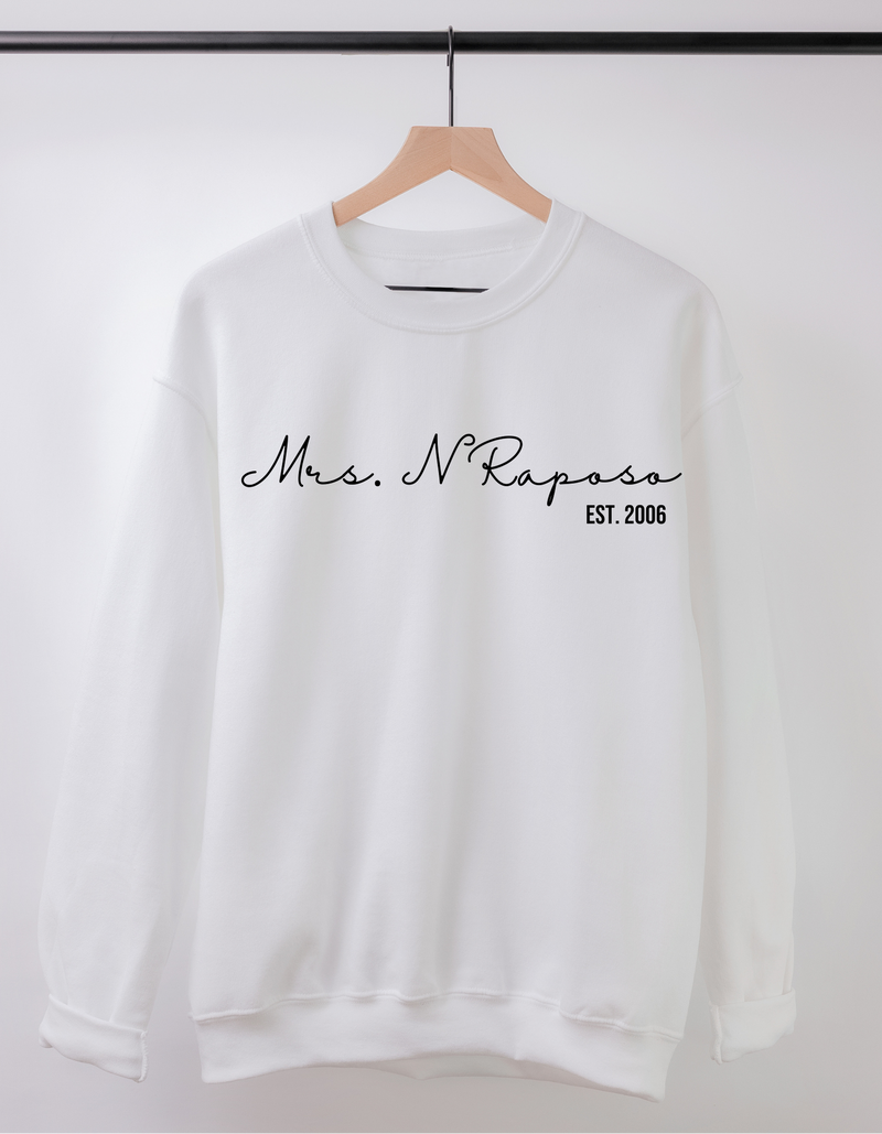 Custom Mrs Sweater