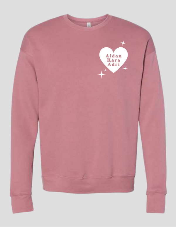 Custom Heart Luxe Sweater