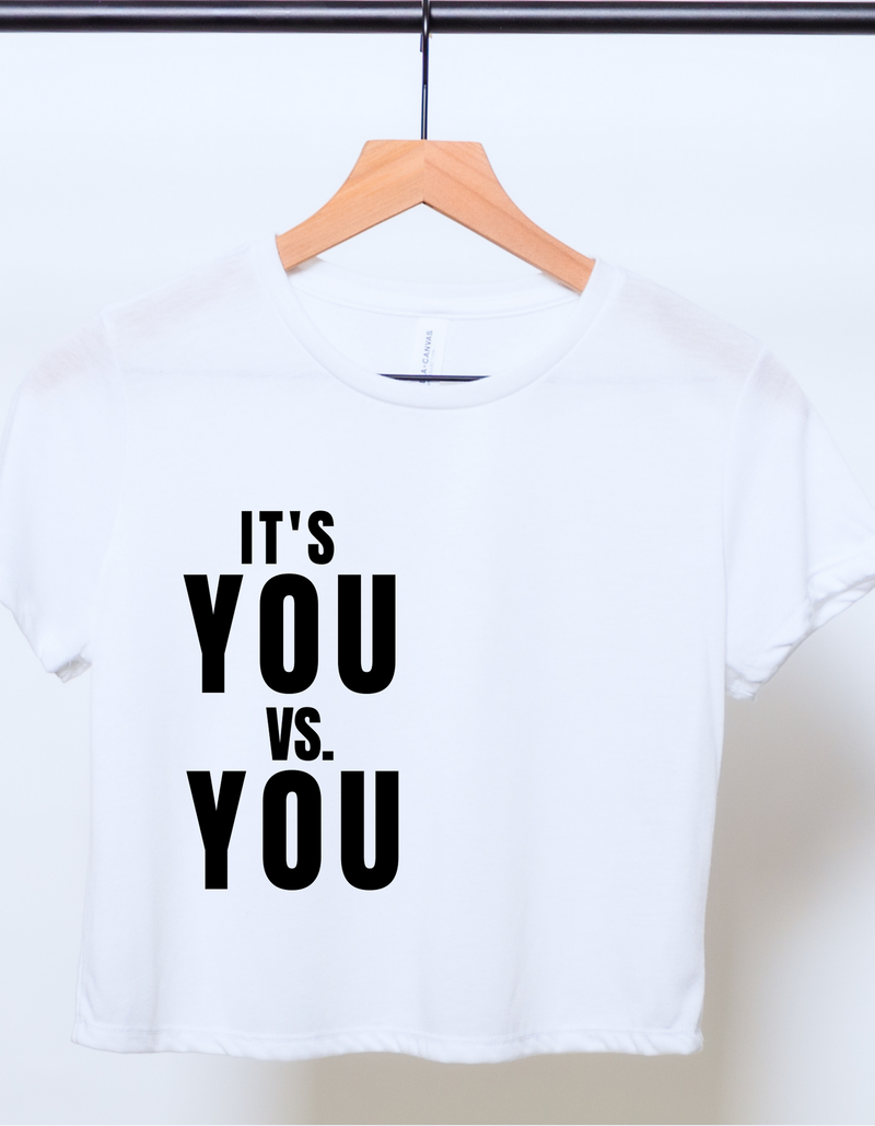 You vs You 2 Crop Tee