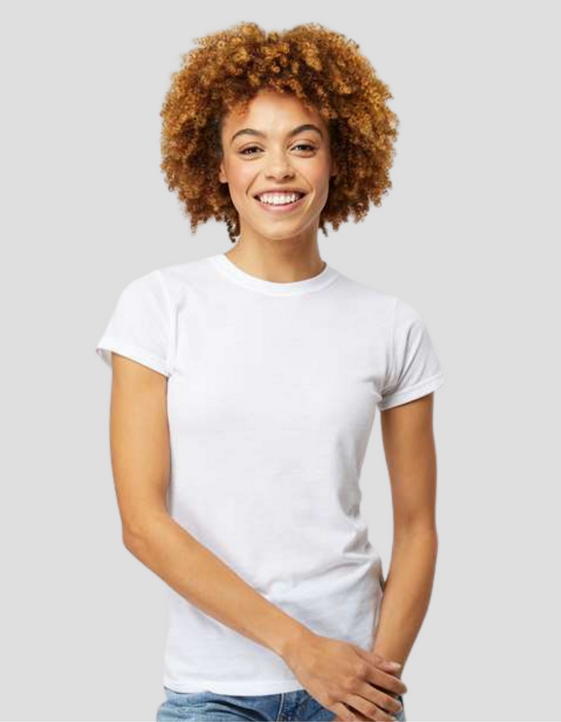 Blank Women Slim Fit Heather Tee